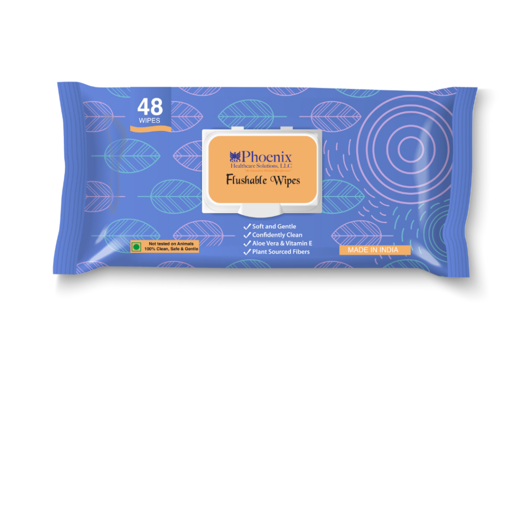 Flushable Wipes - Product Image